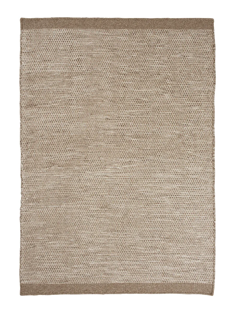 Asko tæppe, grey fra Linie Design (140 x 200 cm)