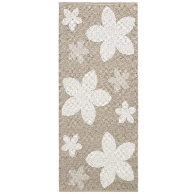 Flower beige - plasttæppe