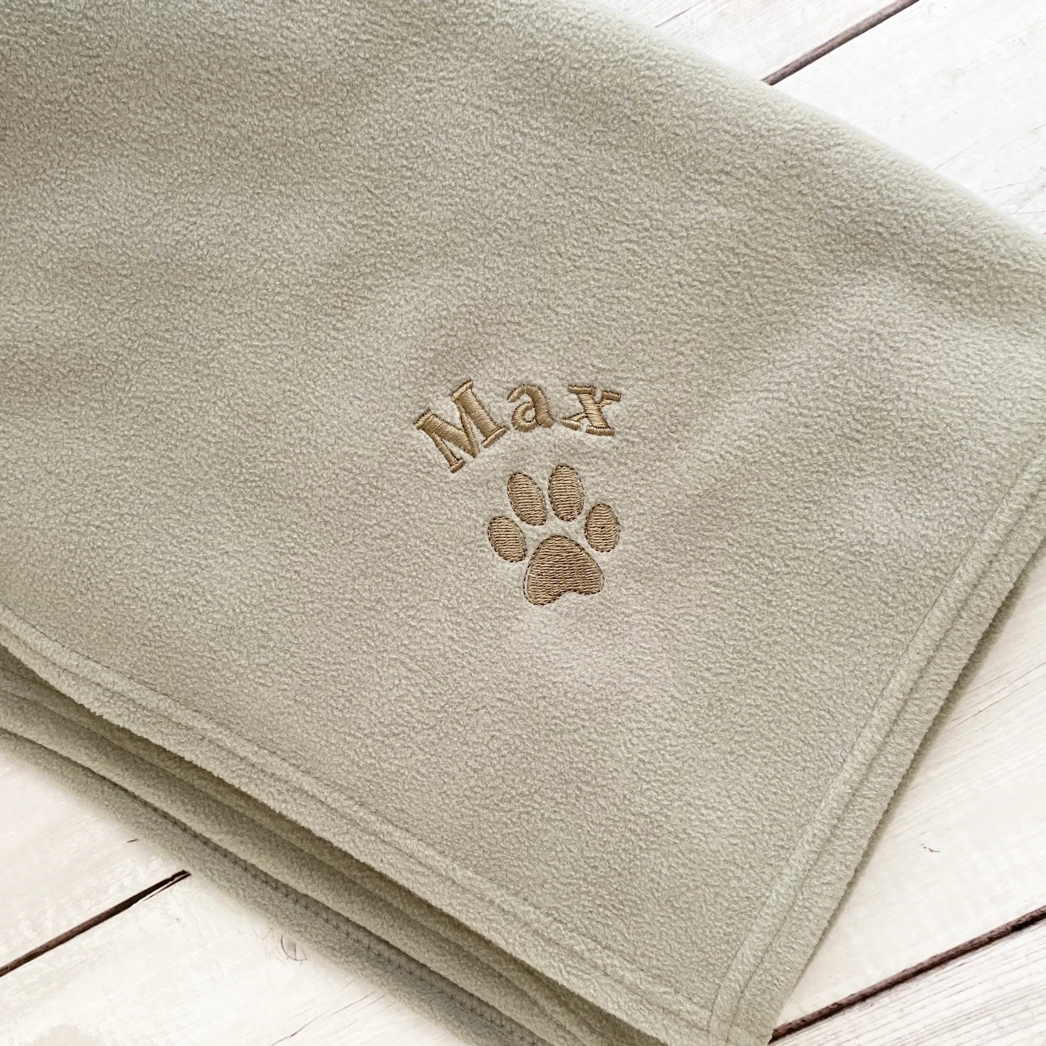 Hundetæppe med navn