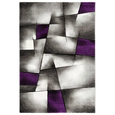Lucara trend lilla - maskinvævet tæppe