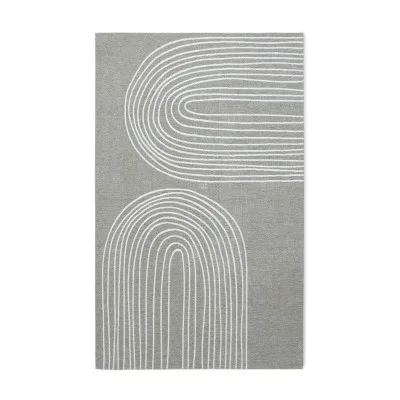 Opale Curzo grå - maskinvævet tæppe