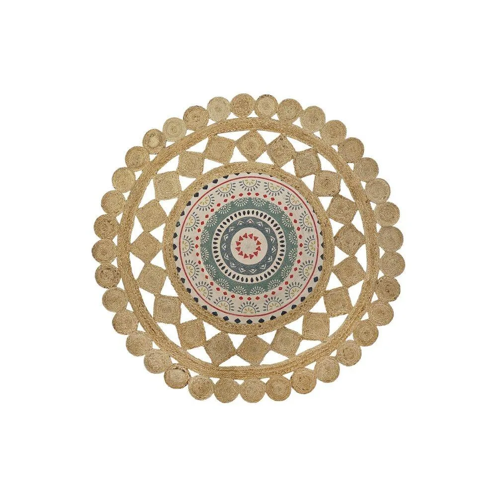 Tæppe Brun Multifarvet (150 x 150 x 0,75 cm)