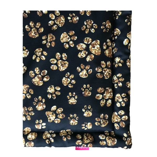 Vandtæt hundemåtte, sort/gul-S