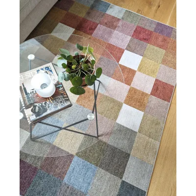 Caro Square multi - maskinvævet tæppe